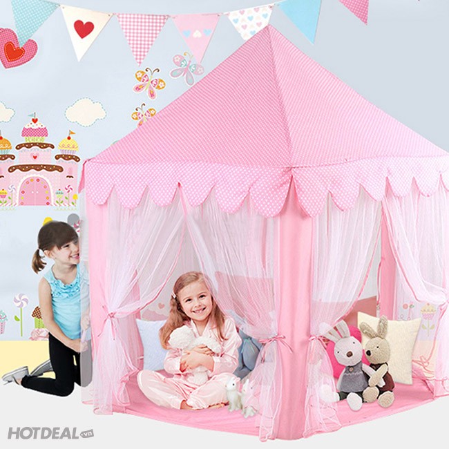 Lều lâu đài LỤC GIÁC cho bé loại xịn