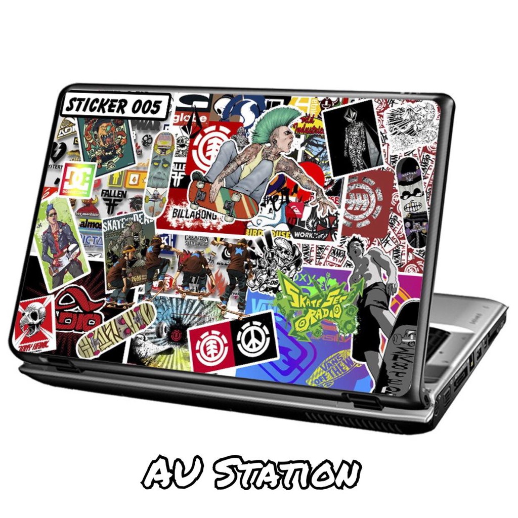 Sticker GALAXY Nhựa PVC, không thấm nước, dán nón bảo hiểm, xe, laptop, điện thoại, Vali, ...