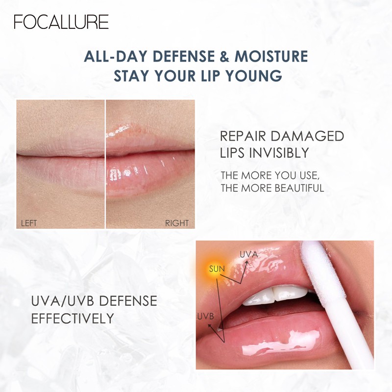 Son môi FOCALLURE loại màu bóng chống dính không dễ phai màu lâu trôi