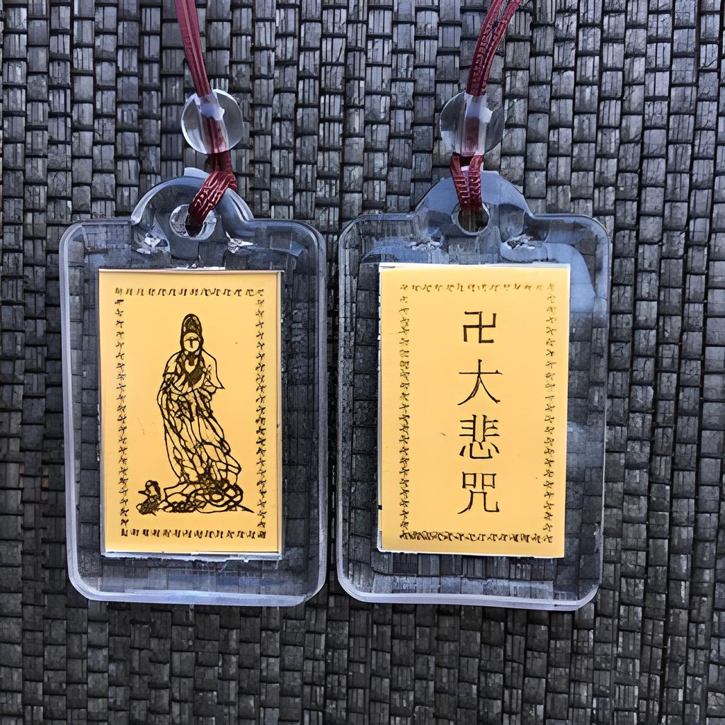 Mặt Phật Quan Thế Âm  Kèm Dây Đeo Cổ