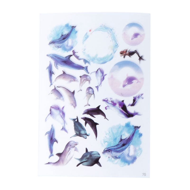 Nhãn dán nhiều kiểu dáng dễ thương dùng trang trí thủ công DIY