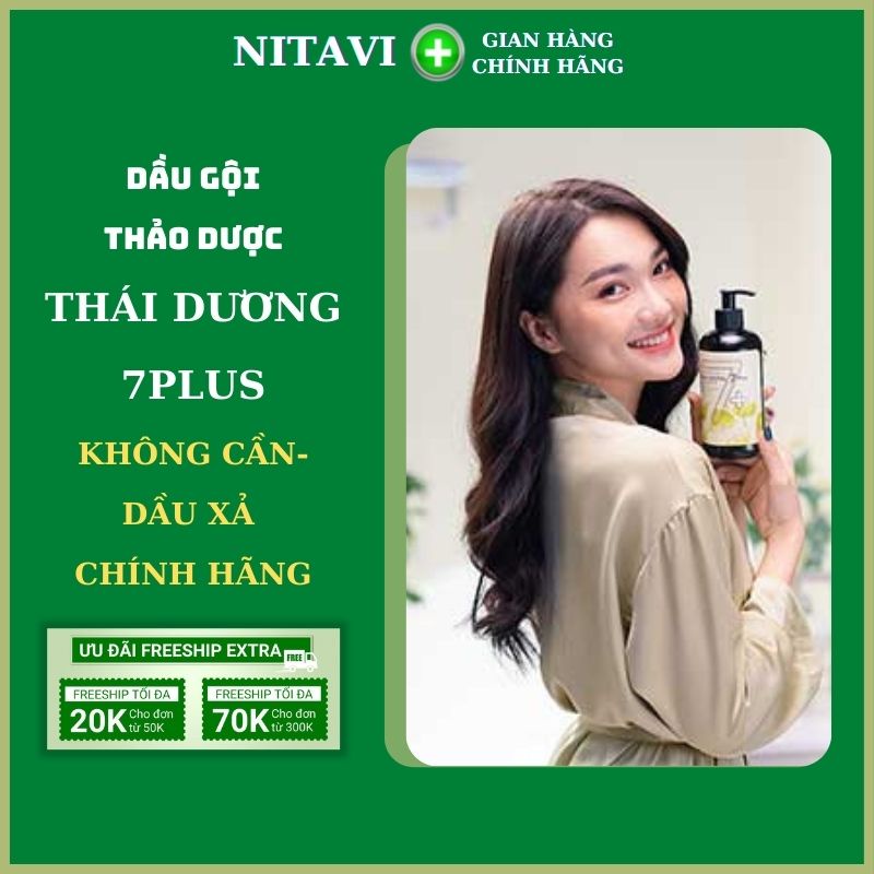 Dầu gội đầu Thái Dương 7 plus thảo dươc dược liệu thiên nhiên ngăn dụng hết gàu ngứa nuôi dưỡng tóc