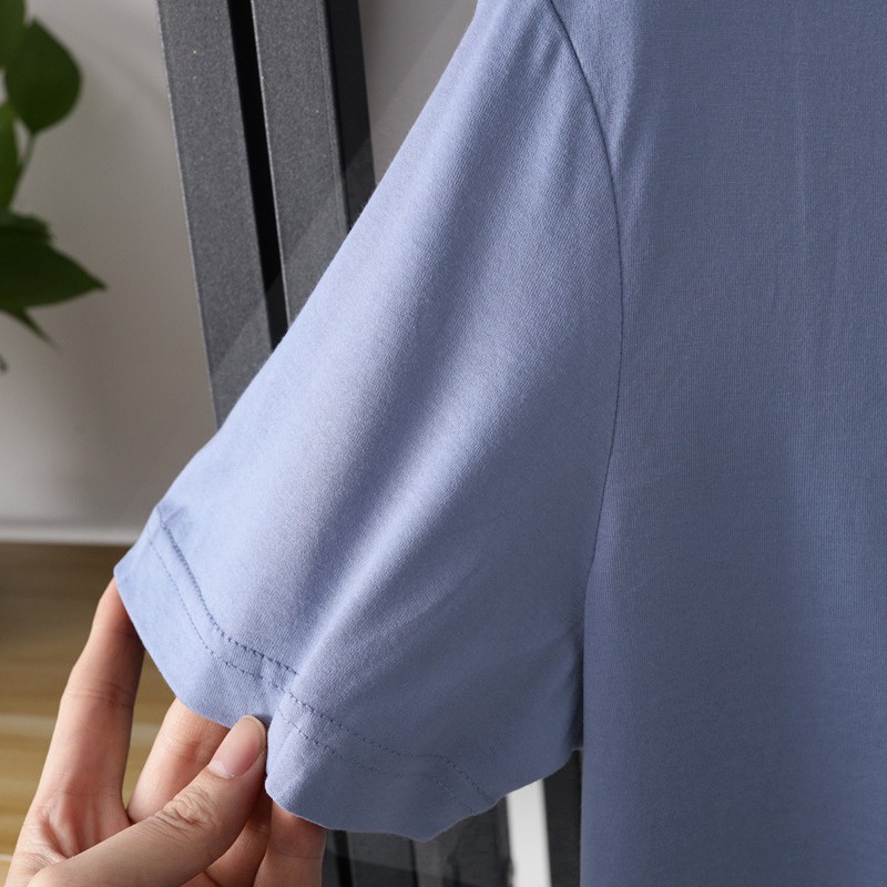 Áo thun nam nữ basic thiết kế trơn cổ tròn, áo phông unisex in hình local band vải cotton 4 chiều QTN06 | BigBuy360 - bigbuy360.vn