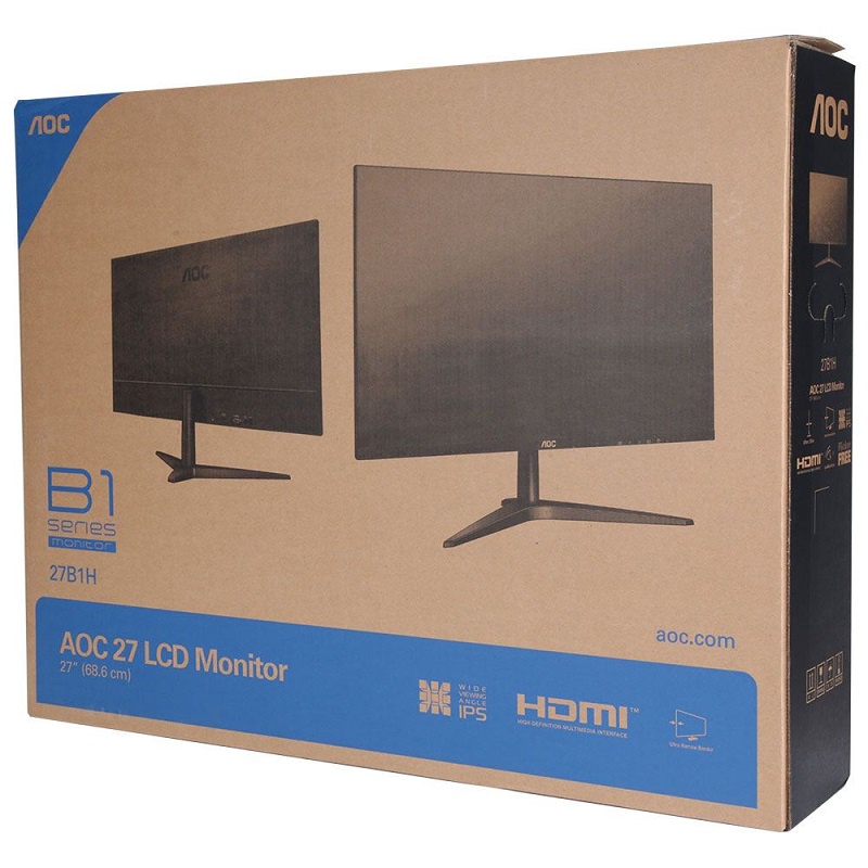 Màn hình  27inch AOC 27B1H  chính hãng AOC- Bảo hành chính hãng 36 tháng