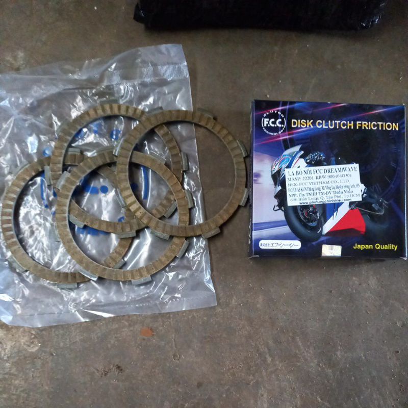 Bộ lá côn tải chính hãng fcc cung cấp cho xe honda