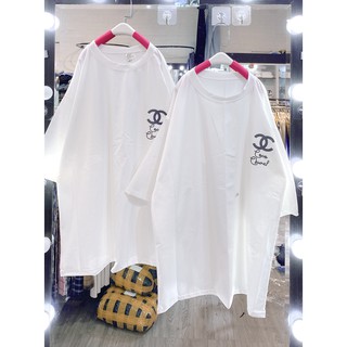 Áo Thun cha.nel thêu ngực- Áo Thun Unisex Nam Nữ - Áo Thun Uzzlang