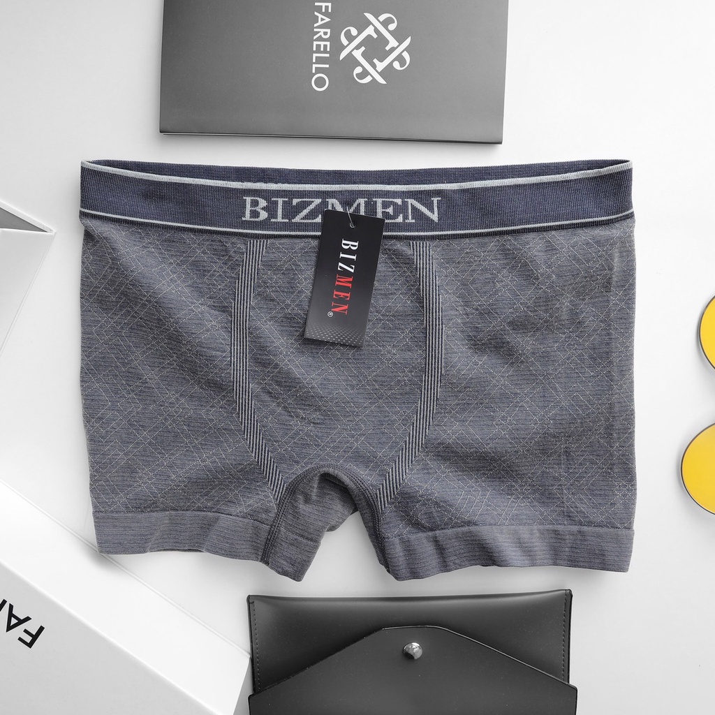 Quần sịp nam đùi cao cấp sợi tre quần lót tam giác boxer thông hơi bigsize xuất nhật 02