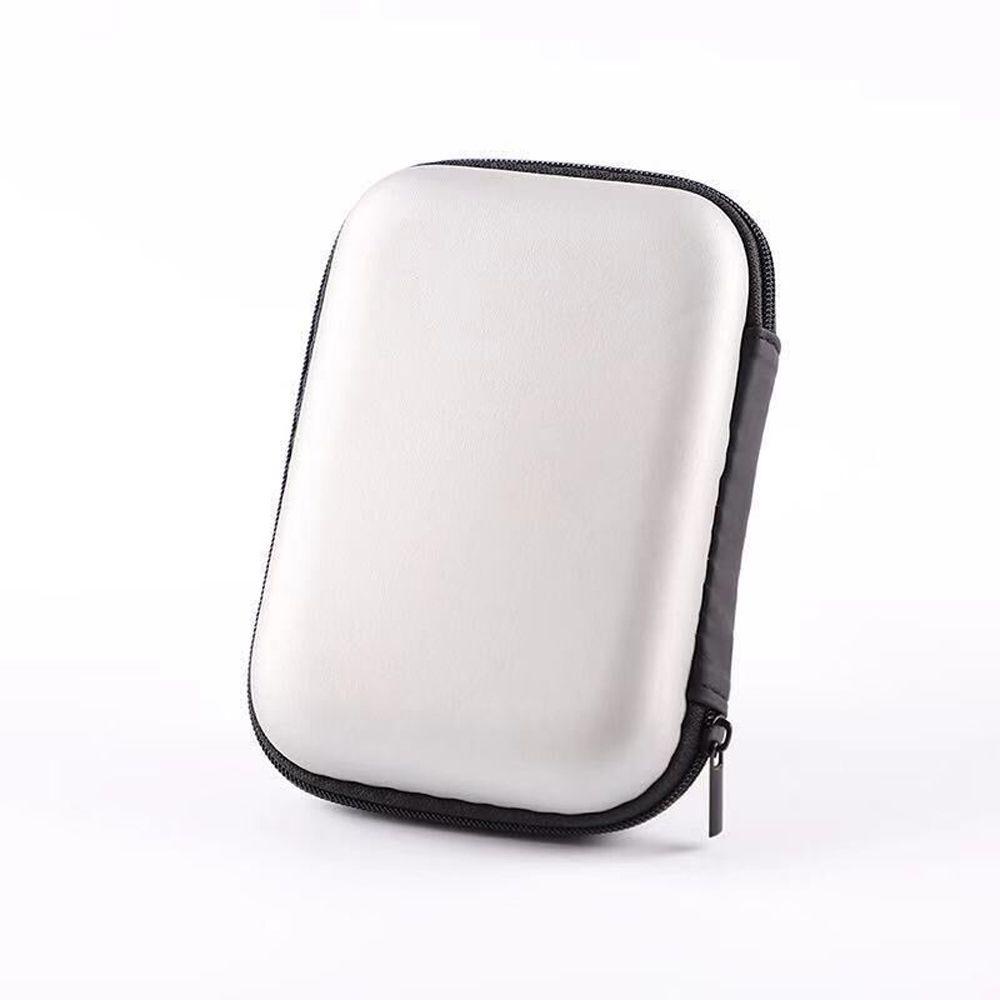 Túi Đựng Tai Nghe / Cáp Sạc Mini 2.5 Inch Có Khóa Kéo Tiện Dụng Mang Theo Du Lịch