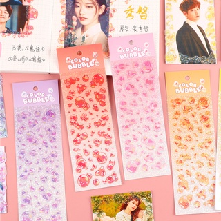 Hình dán sticker trang trí hình giọt nước 3D - sticker PVC siêu đẹp
