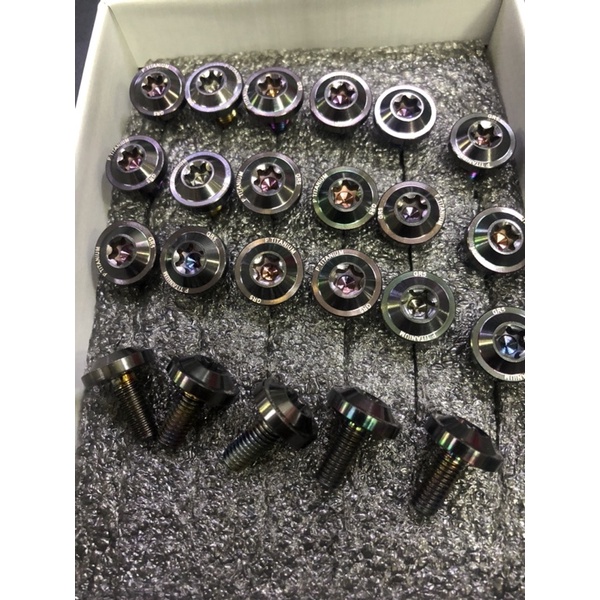 Óc titanium 6x15 dù to màu đen hàng chuẩn Gr5