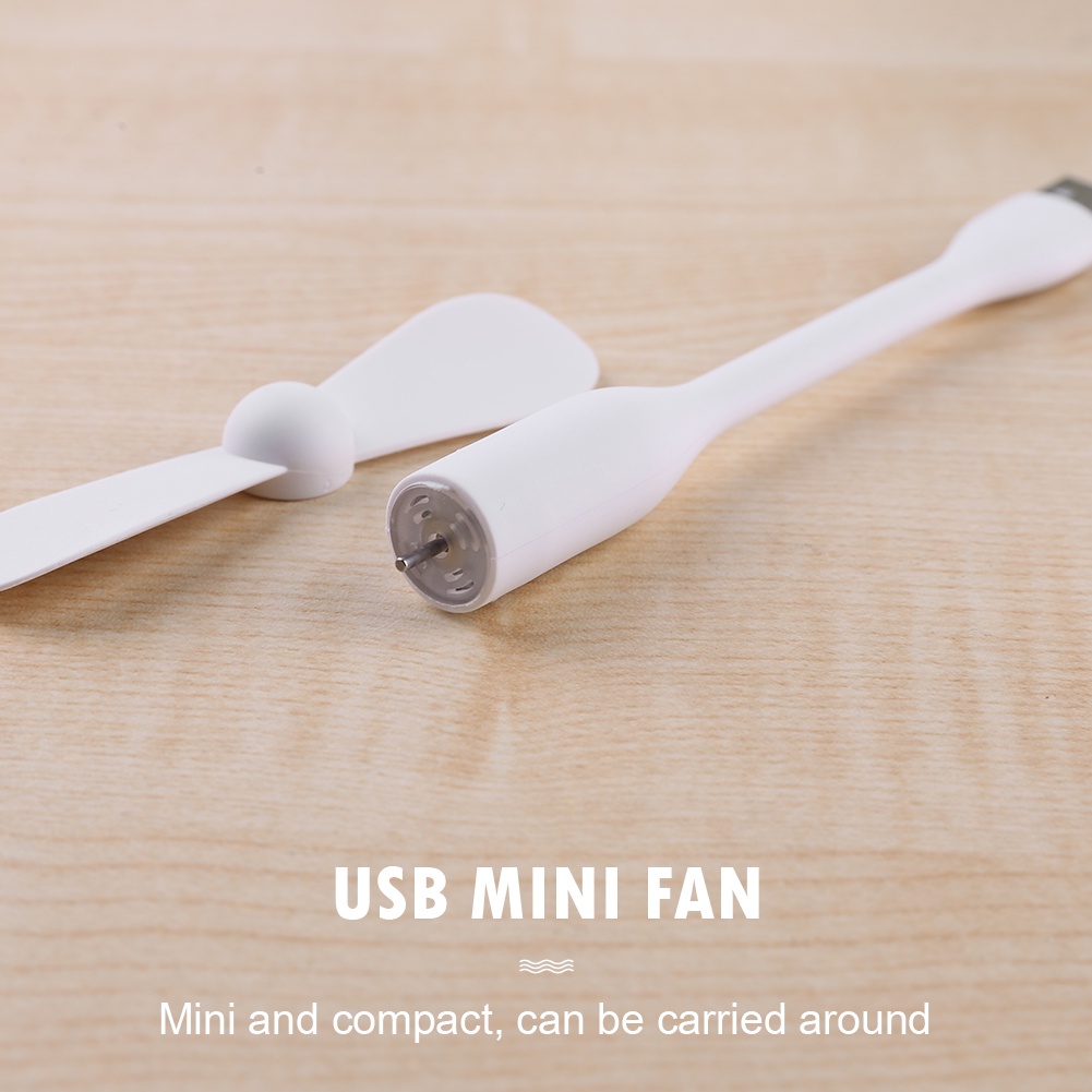 1 Quạt USB Mini Có Thể Uốn Cong Linh Hoạt Tiện Dụng Cho Laptop PC AC