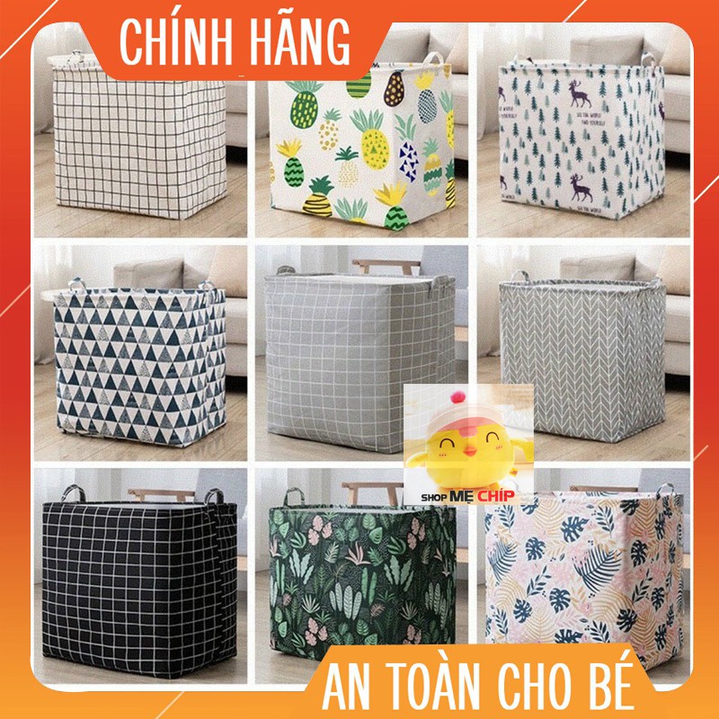 Túi Vải Đa Năng Cỡ Lớn 100L ❤️FREE SHIP❤️ Túi Vải Gấp Gọn Đựng Chăn Màn Quần Áo Chống Ẩm Mốc Tiết Kiệm Diện Tích Nhà Cửa