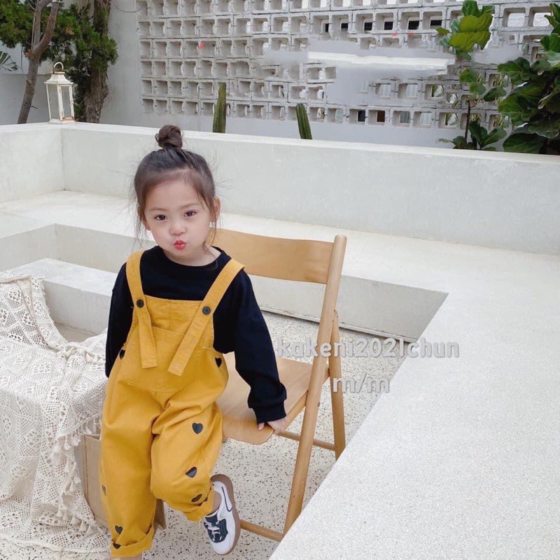YẾM DÀI MÀU VÀNG HÌNH TIM CHO BÉ