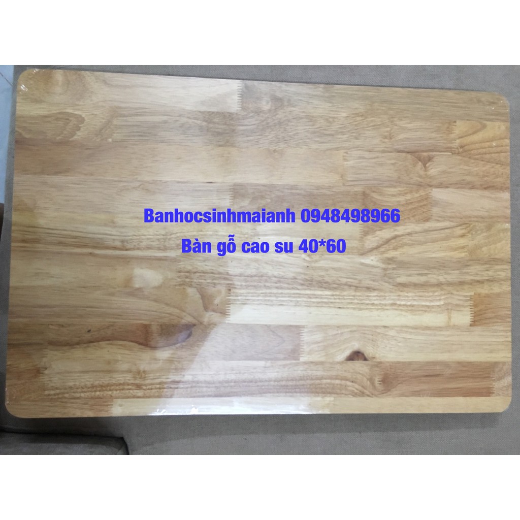 SIÊU PHẨM Bàn gỗ cao su tự nhiên 40*60 (bảo hành 5 năm)