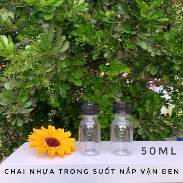 1 Chai nhựa dung tích 50ml