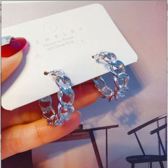 Bông Tai Khuyên Tai Phối Xích