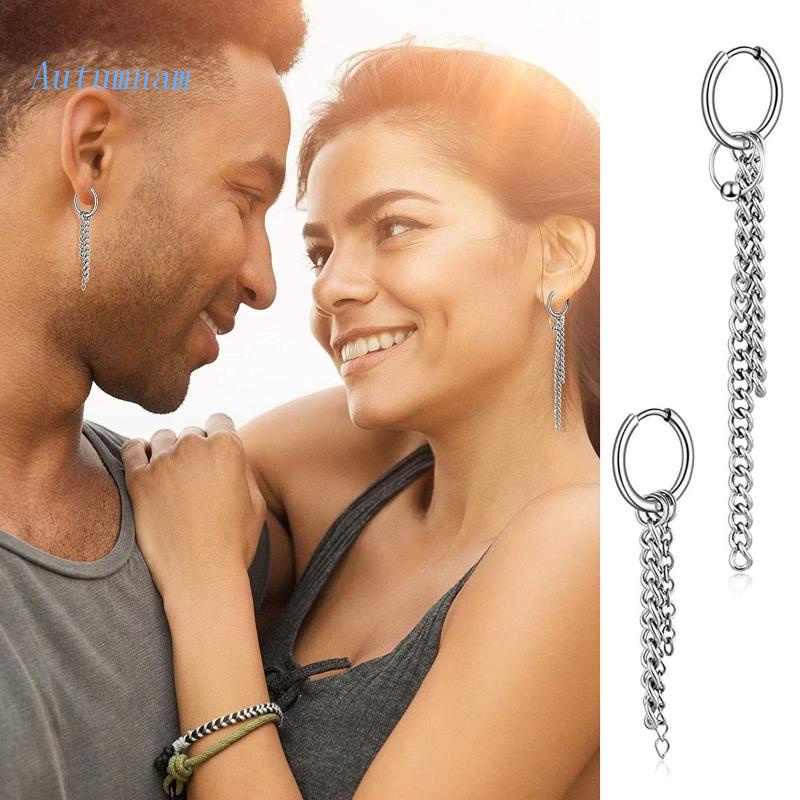 Set 20 Cặp Bông Tai Dáng Dài Thời Trang Cá Tính Cho Nam