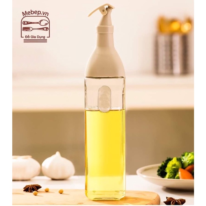 Chai đựng dầu ăn, nước mắm bằng thủy tinh cao cấp