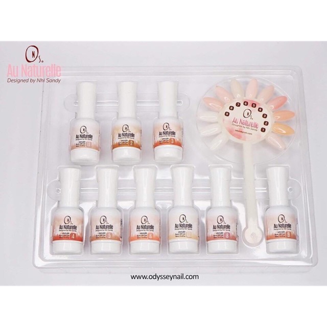 ONS AU NATURELLE SET <Set sơn gel màu nude ONS>