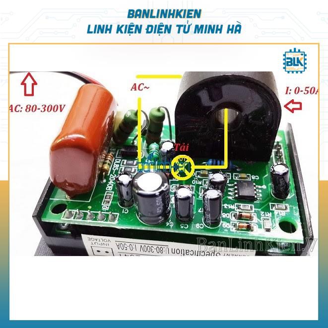 Đồng Hồ Đo Vôn và Dòng Xoay Chiều 50A