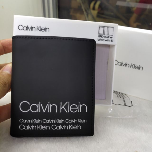 Ví da đứng nam Calvin klein ck xách tay Mỹ ( Hết hàng sẵn )