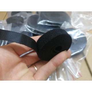 Băng dính gai, dính nhám, vẻ lo màu đen
