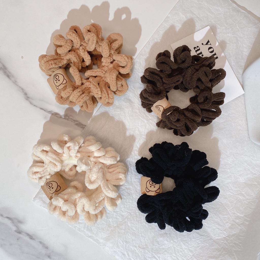 Dây cột tóc nơ SD411 màu dễ thương, cute, xinh đẹp phong cách Hàn Quốc làm phụ kiện tóc thời trang cho nữ