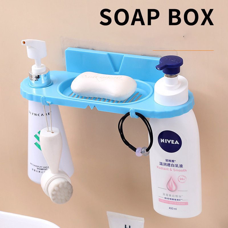 Khay/Kệ Để Xà Phòng Thoát Nước Có Gía Treo Dầu Gội