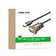 Cáp USB to Com RS232 DB9 Ugreen 20211 dài 1.5m - Hàng chính hãng