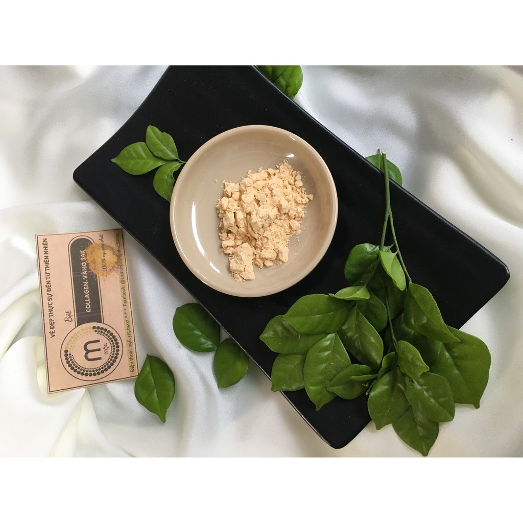 Bột Collagen, Vàng 24K thiên nhiên đắp mặt nạ nguyên chất 100ml (60g) | BigBuy360 - bigbuy360.vn