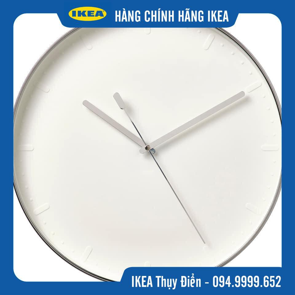 Đồng hồ treo tường màu trắng IKEA