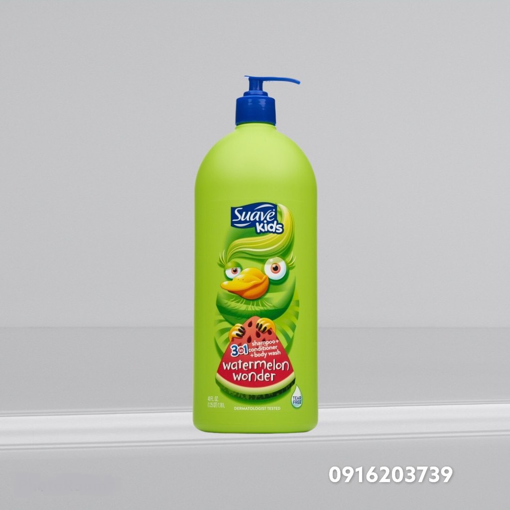 Sữa Tắm Gội cho bé Suave Kids 3in1 532ml + 1800ml