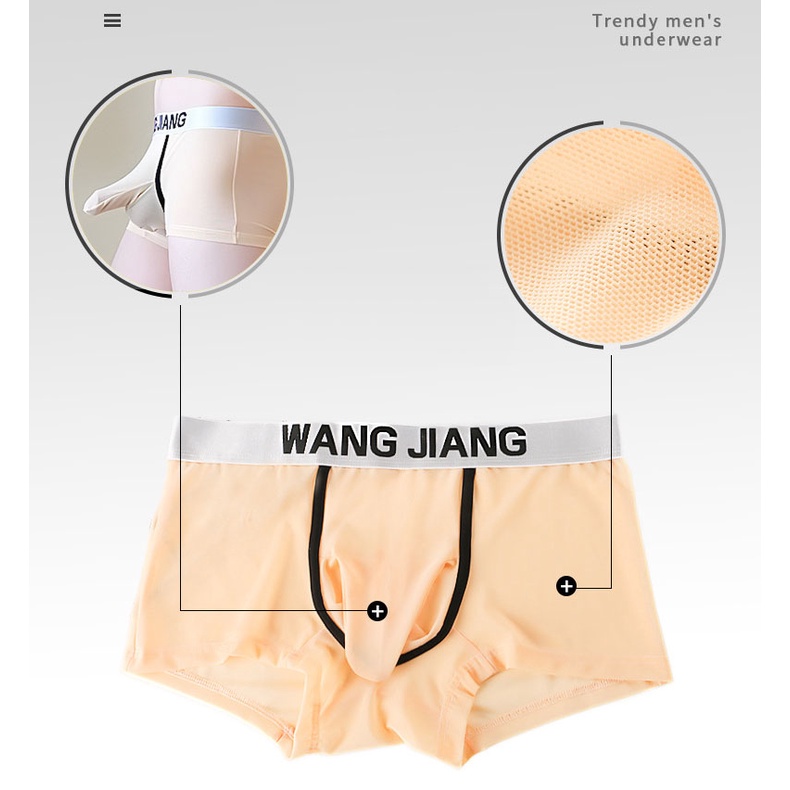 Quần Lót Boxer Mềm Mại Siêu Nhẹ Thoáng Khí Thoải Mái Cho Nam 3054-PJ