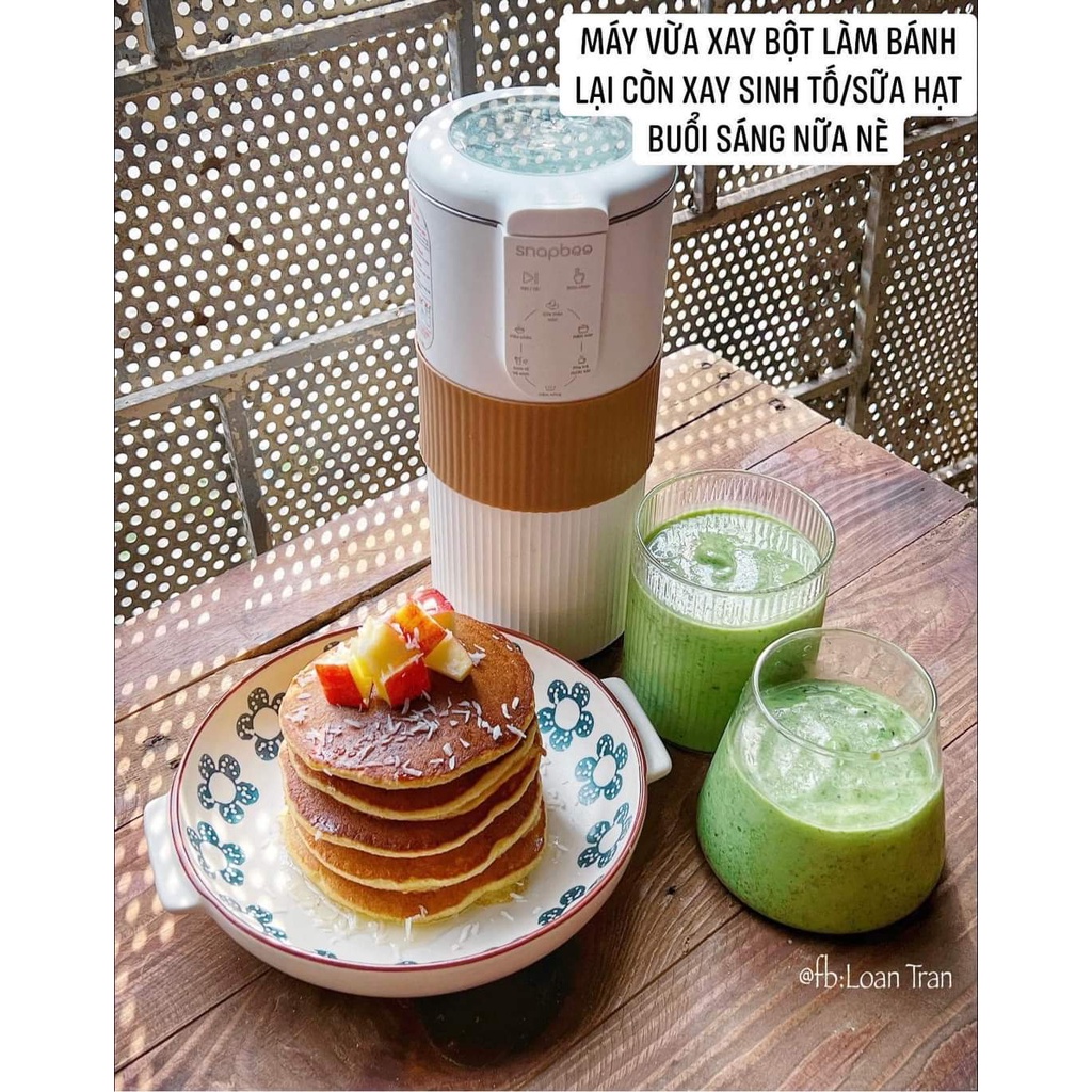 Máy làm sữa hạt mini Snapbee Làm Sinh Tố, Nấu Cháo, Soup, Nhanh, Dễ Vệ Sinh bảo hành 24 tháng