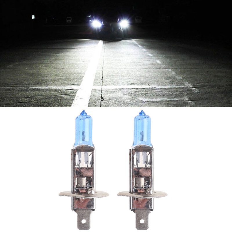 2 Bóng Đèn LED Sương Mù Chạy Ban Ngày H1 100W 4300K 12V Cho Xe Hơi