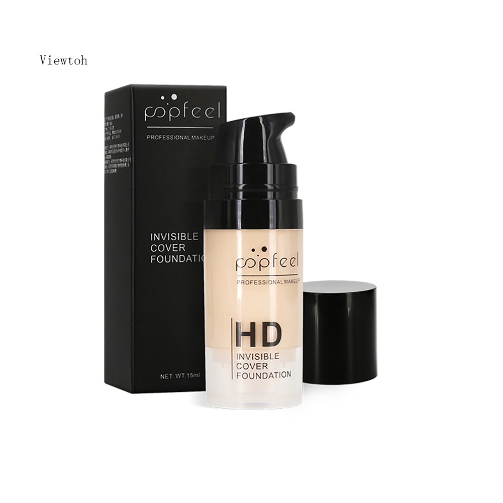 Kem nền POPFEEL 15ml dưỡng ẩm lâu trôi trang điểm tự nhiên | BigBuy360 - bigbuy360.vn