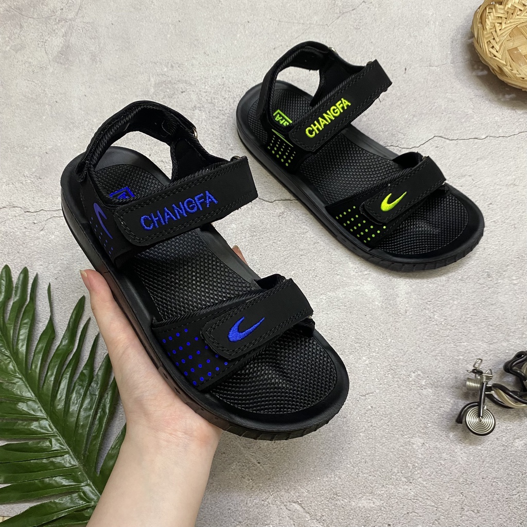 Sandal thể thao nam nữ phối chữ năng động trẻ trung đi học đi chơi đều đẹp - TT322