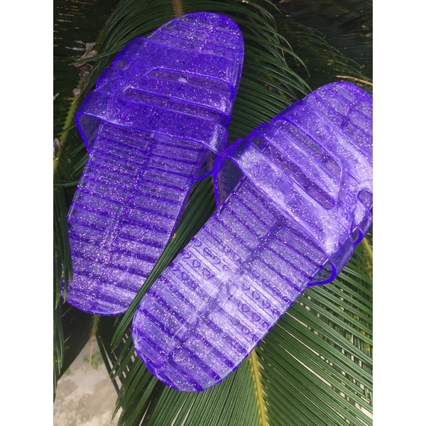 Dép bản lê nữ quai ngang kim tuyến,thông thoáng,thoát nước nhanh HP336