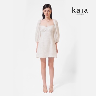 KAIA | Đầm tay phồng kiểu lưng đan dây - Lily Mini Dress