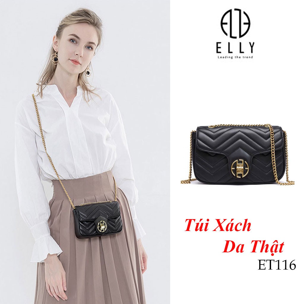 Túi xách nữ cao cấp da thật ELLY VINH  – ET116