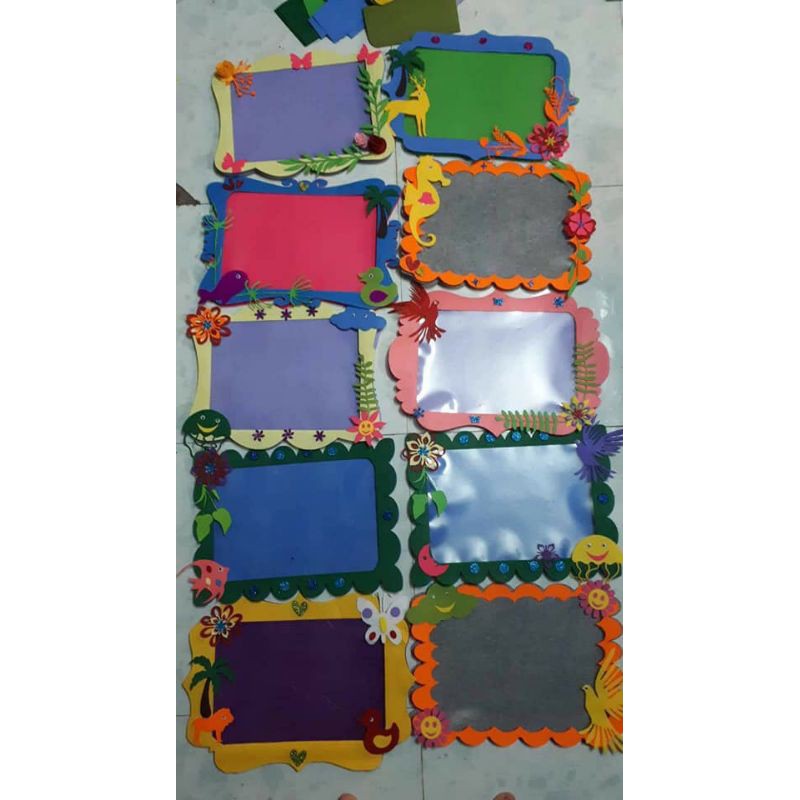 combo 5 khung ảnh nỉ
