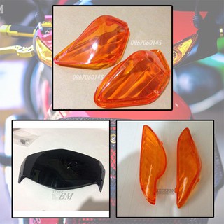 combo xi nhan cam trước sau và ốp đầu cho wave A