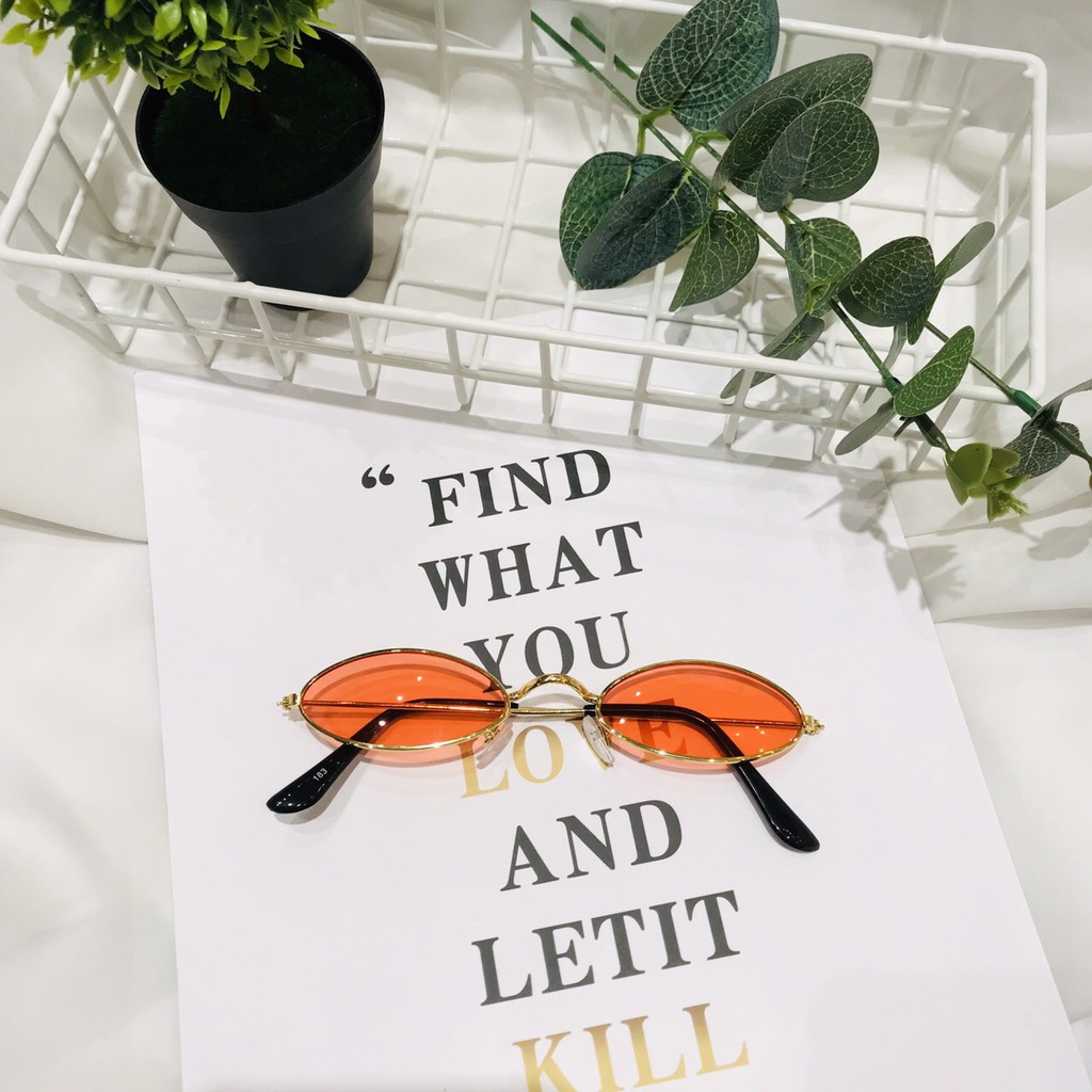 [CỰC XINH] MẮT KÍNH THỜI TRANG 183 HOT TREND OVAL HÍP SANG CHANH NHIỀU MÀU | BigBuy360 - bigbuy360.vn