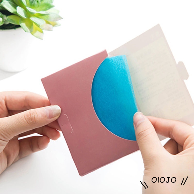 [Hàng mới về] Set 50 giấy thấm dầu làm sạch da mặt an toàn tiện dụng | BigBuy360 - bigbuy360.vn