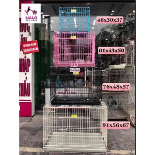 CHUỒNG SƠN TĨNH ĐIỆN SIZE M (60*42*45) phù hợp < 7kg