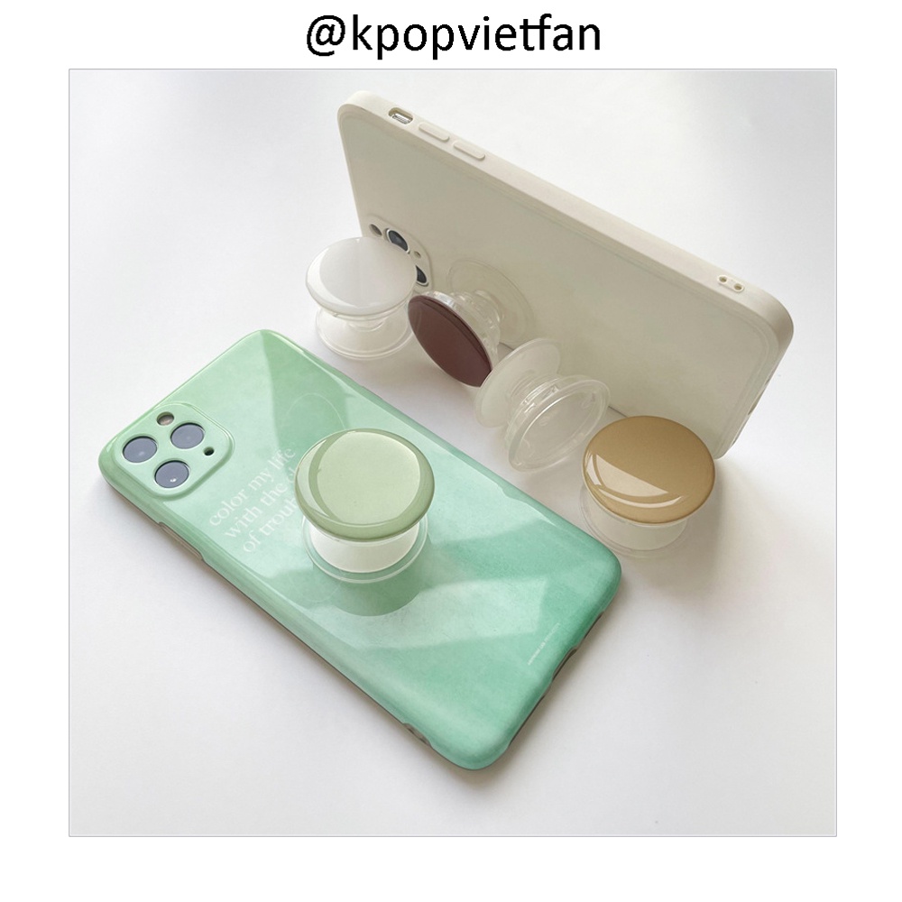 Giá đỡ điện thoại Popsocket TRÒN TRƠN IN BÓNG