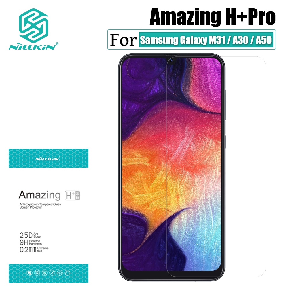 Kính Cường Lực Nillkin H+ Pro 0.2mm 9H Trong Suốt Bảo Vệ Màn Hình Cho Samsung Galaxy M31/A30/A50/M30S