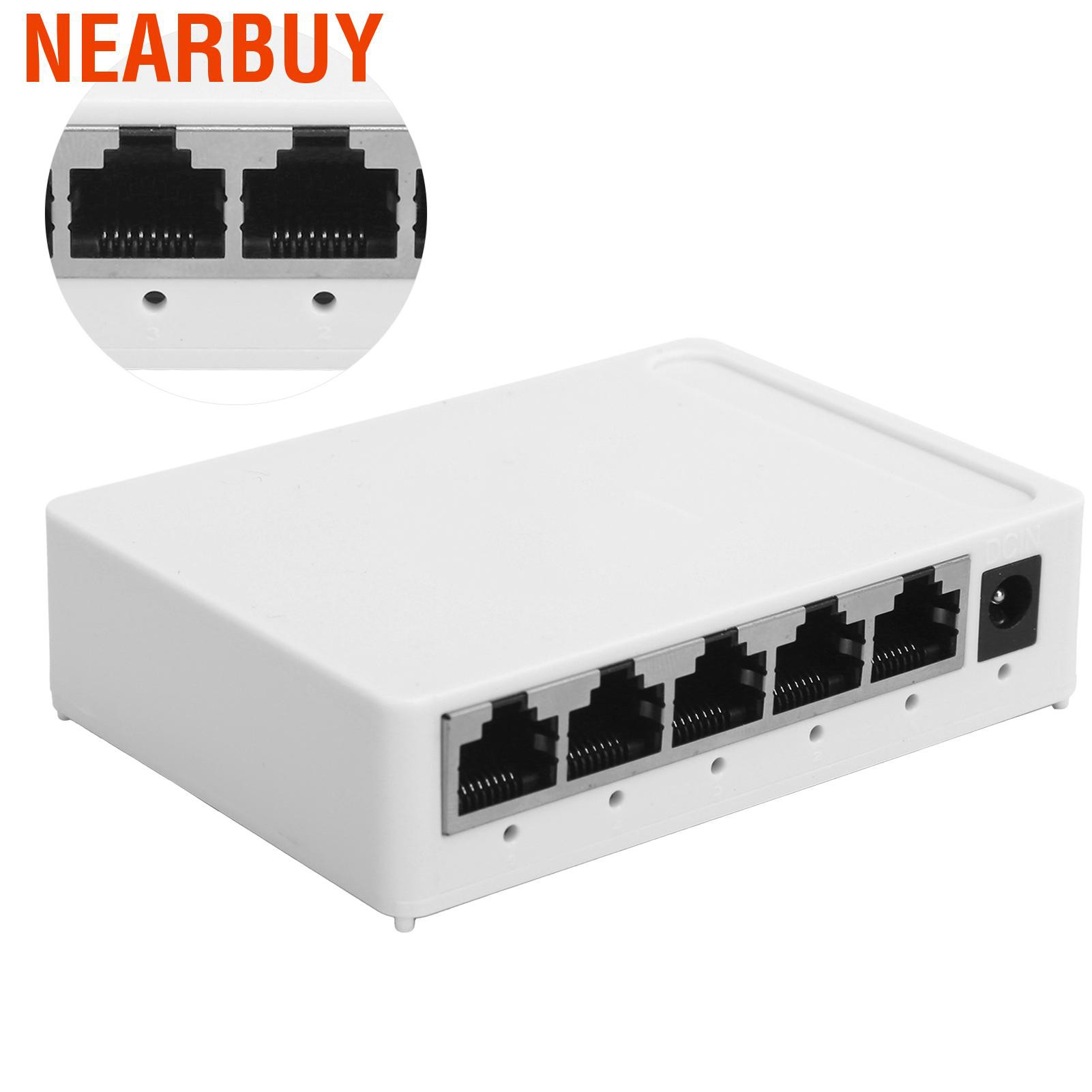 Bộ Chuyển Đổi Mạng Ethernet Tự Động 5 Cổng Rj-45 10 / 100 / 1000 Dc5V | BigBuy360 - bigbuy360.vn