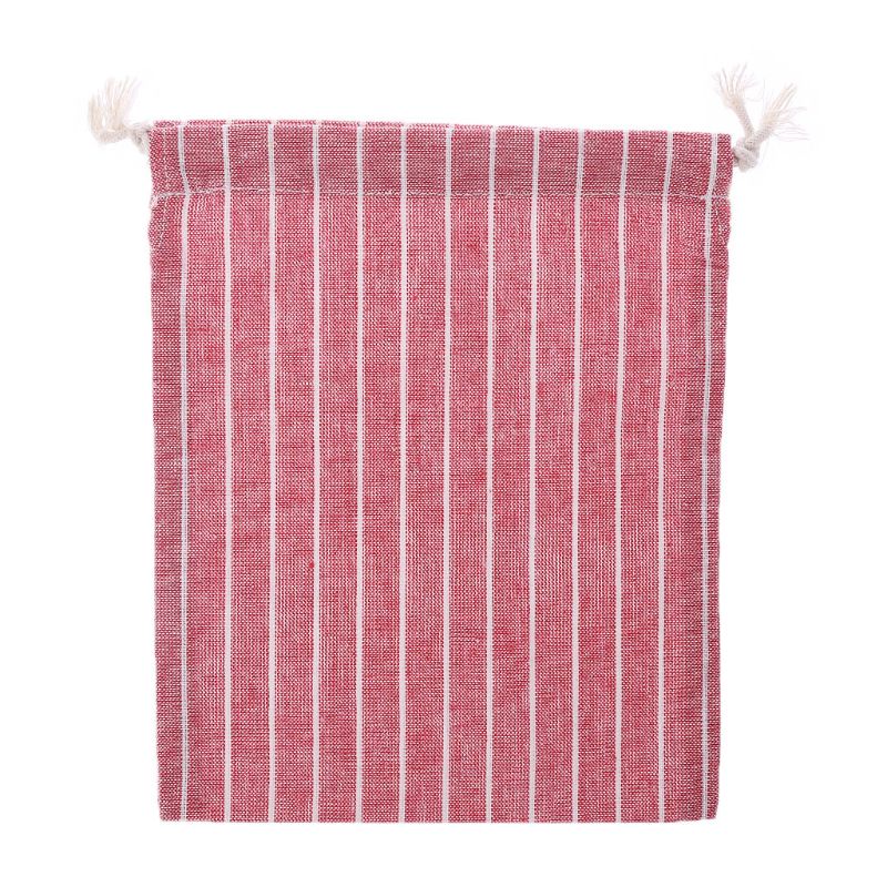 1 Túi Dây Rút Cotton Lanh Đựng Kẹo Giáng Sinh