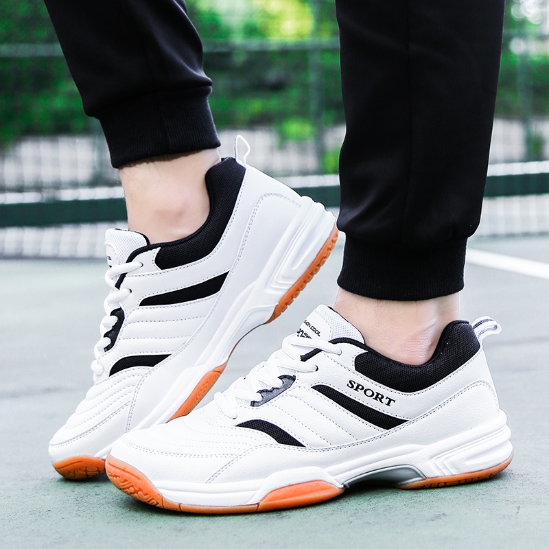 Giày Thể Thao Chơi Cầu Lông / Tennis Chống Trượt Cỡ Lớn 38-48 Chuyên Nghiệp